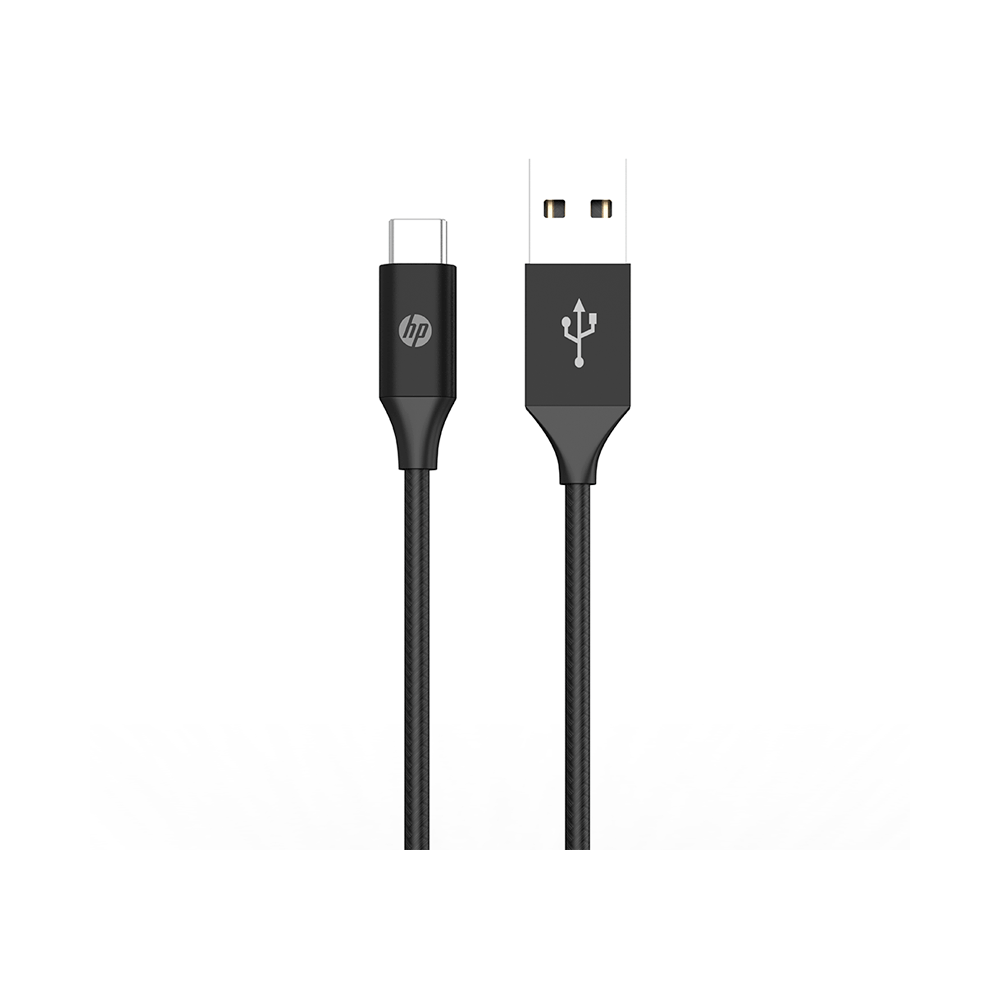 Cabo USB-C 480Mbps DHC-TC102 3A Preto 2 Metros - HP